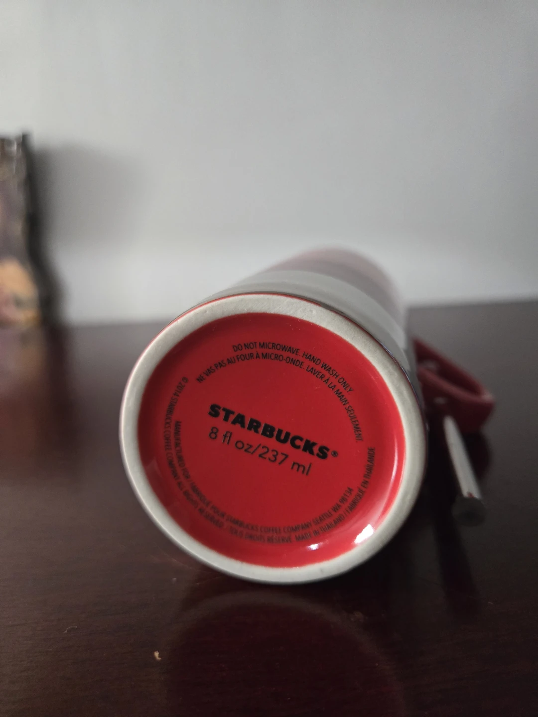 Starbucks Red Mug with Spoon - photo 2