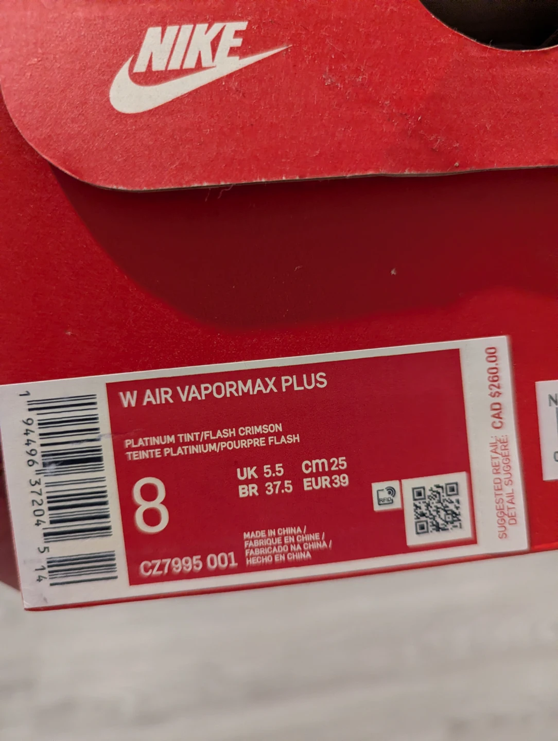 Nike Air VaporMax Plus - Women's Size 8 - photo 3