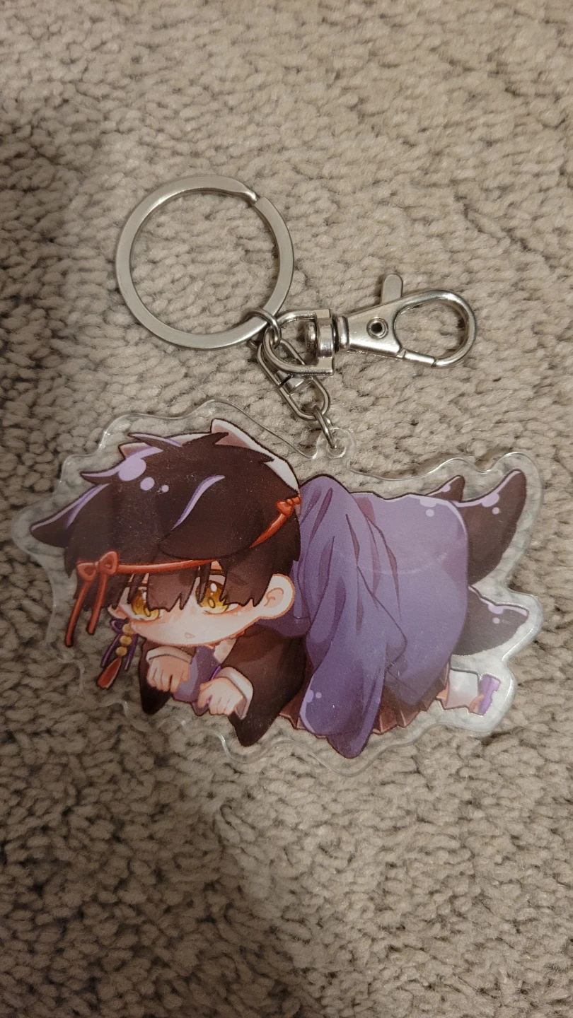 Anime Character Acrylic Keychain