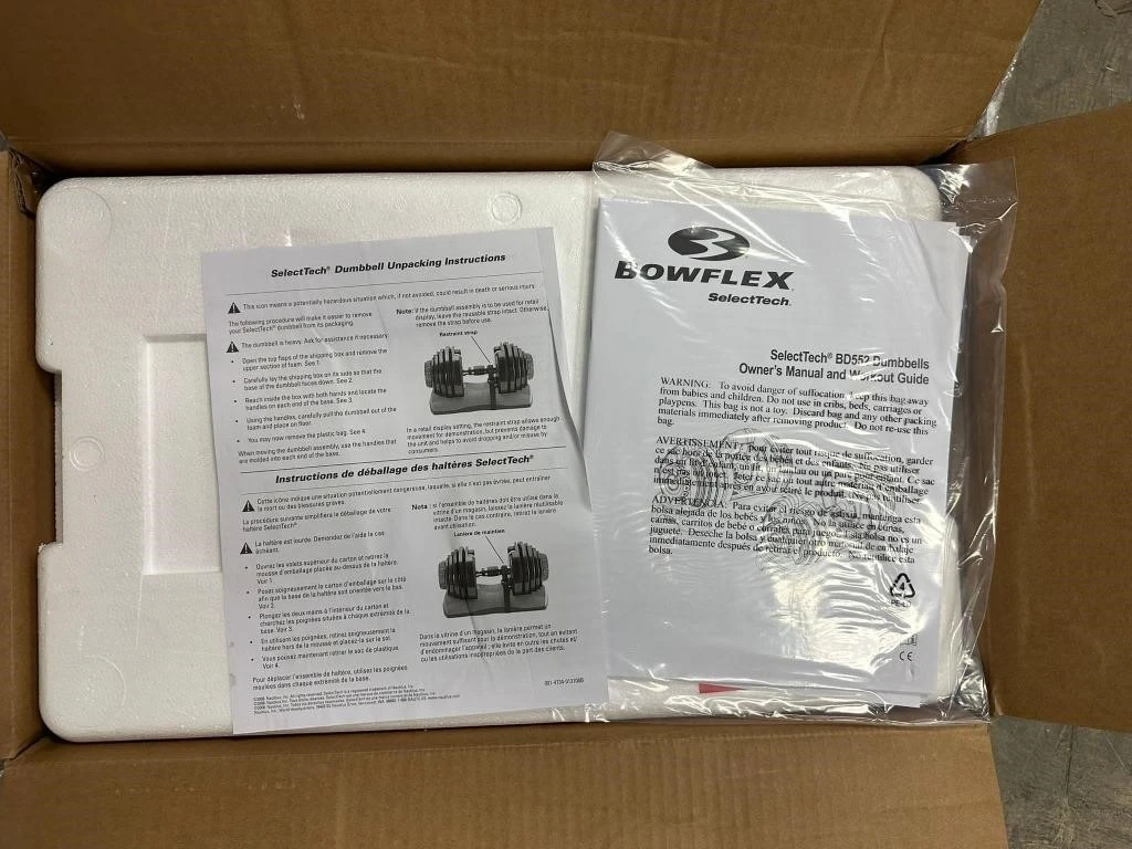 Bowflex SelectTech 552 Dumbbells -  New - photo 3