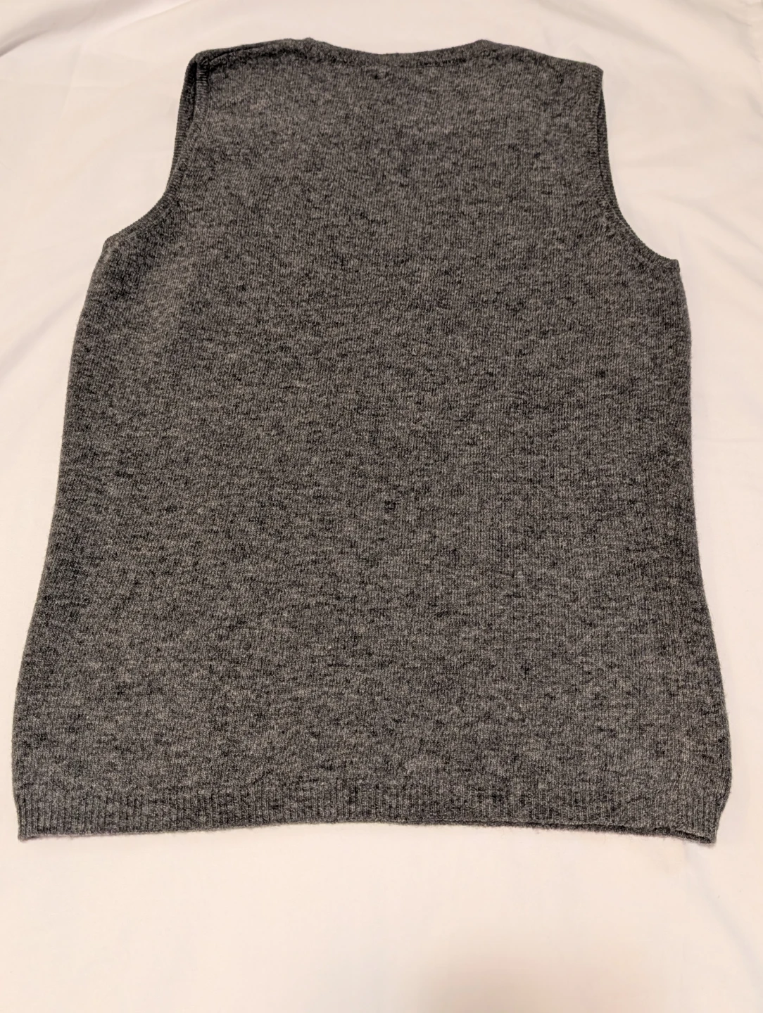 Sisley Preppy Grey Wool Sweater Vest - Size XS - photo 2