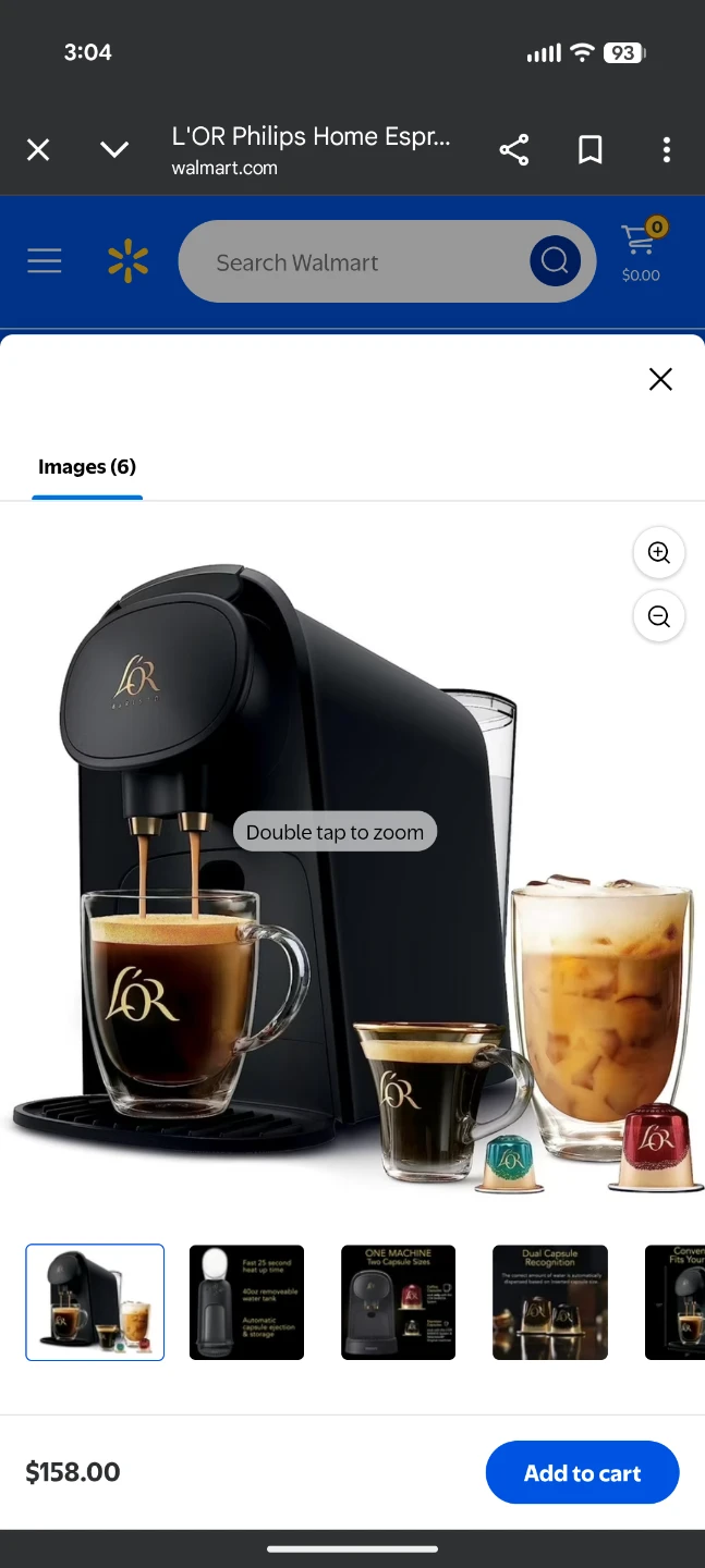 L'OR Philips Home Barista Espresso Machine/Black - photo 2