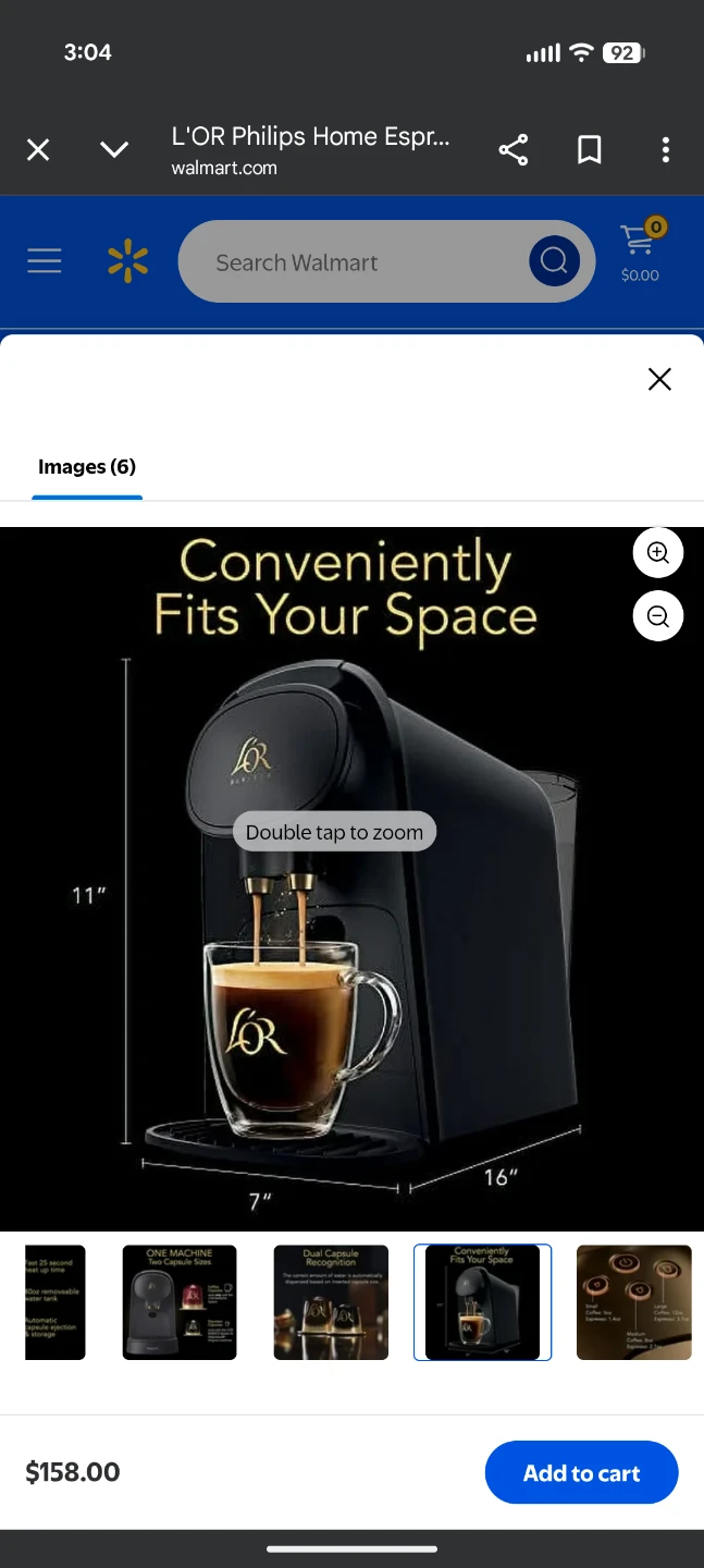 L'OR Philips Home Barista Espresso Machine/Black - photo 3