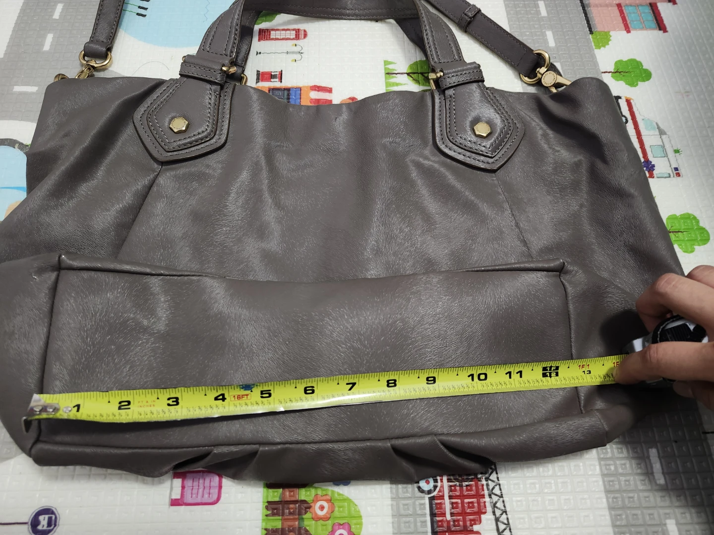 Marc Jacobs Grey Leather Tote Bag - photo 4