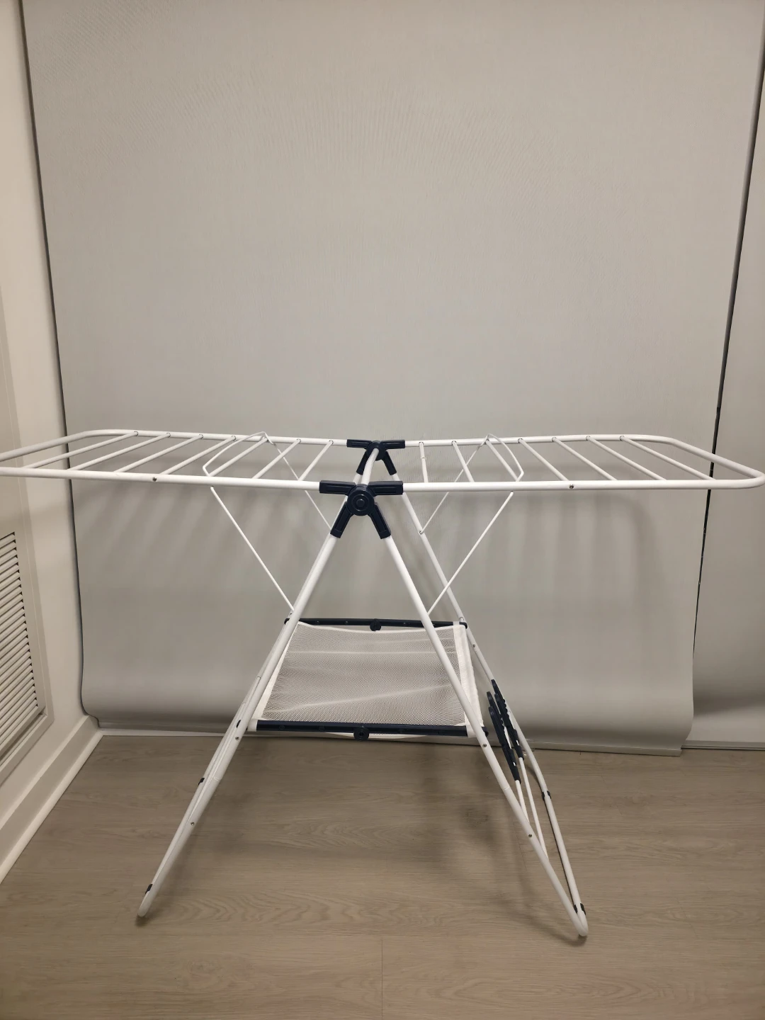 Folding Clothes Drying Rack - White
