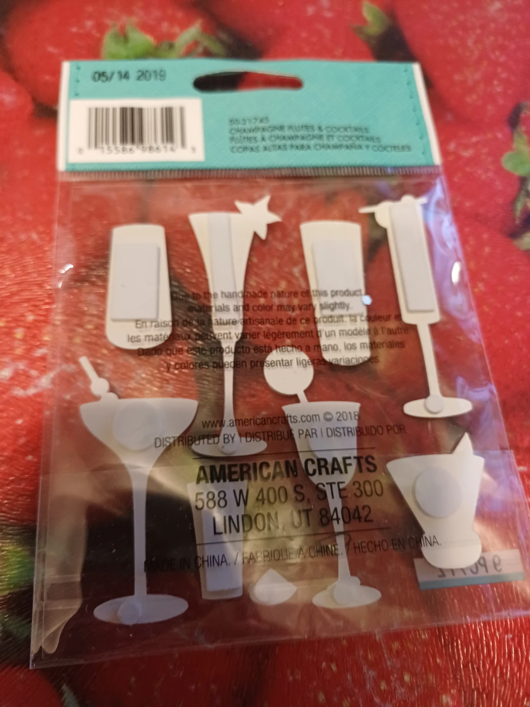 Jolee's Boutique Champagne Flutes & Cocktails Embellishments - photo 2