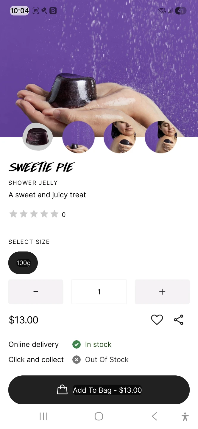 Lush Sweetie Pie Shower Jelly 100g