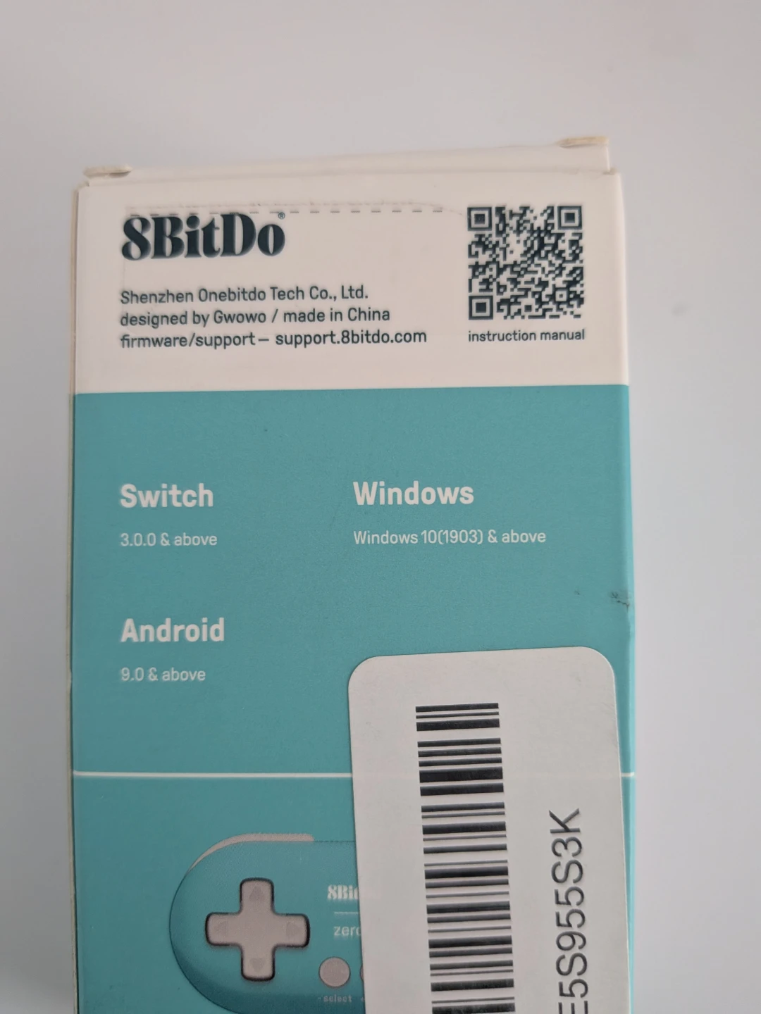 🥕 8Bitdo Zero 2 Mini Bluetooth Gamepad - Turquoise - photo 5