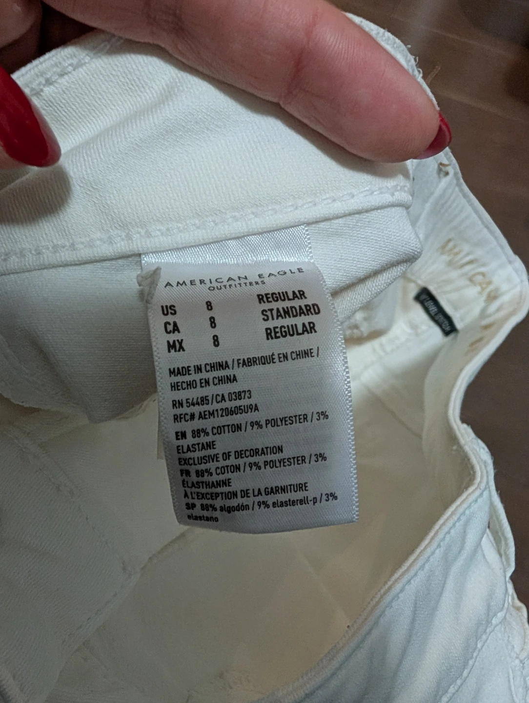 American Eagle White skinny Jeans - Size 8 - photo 3