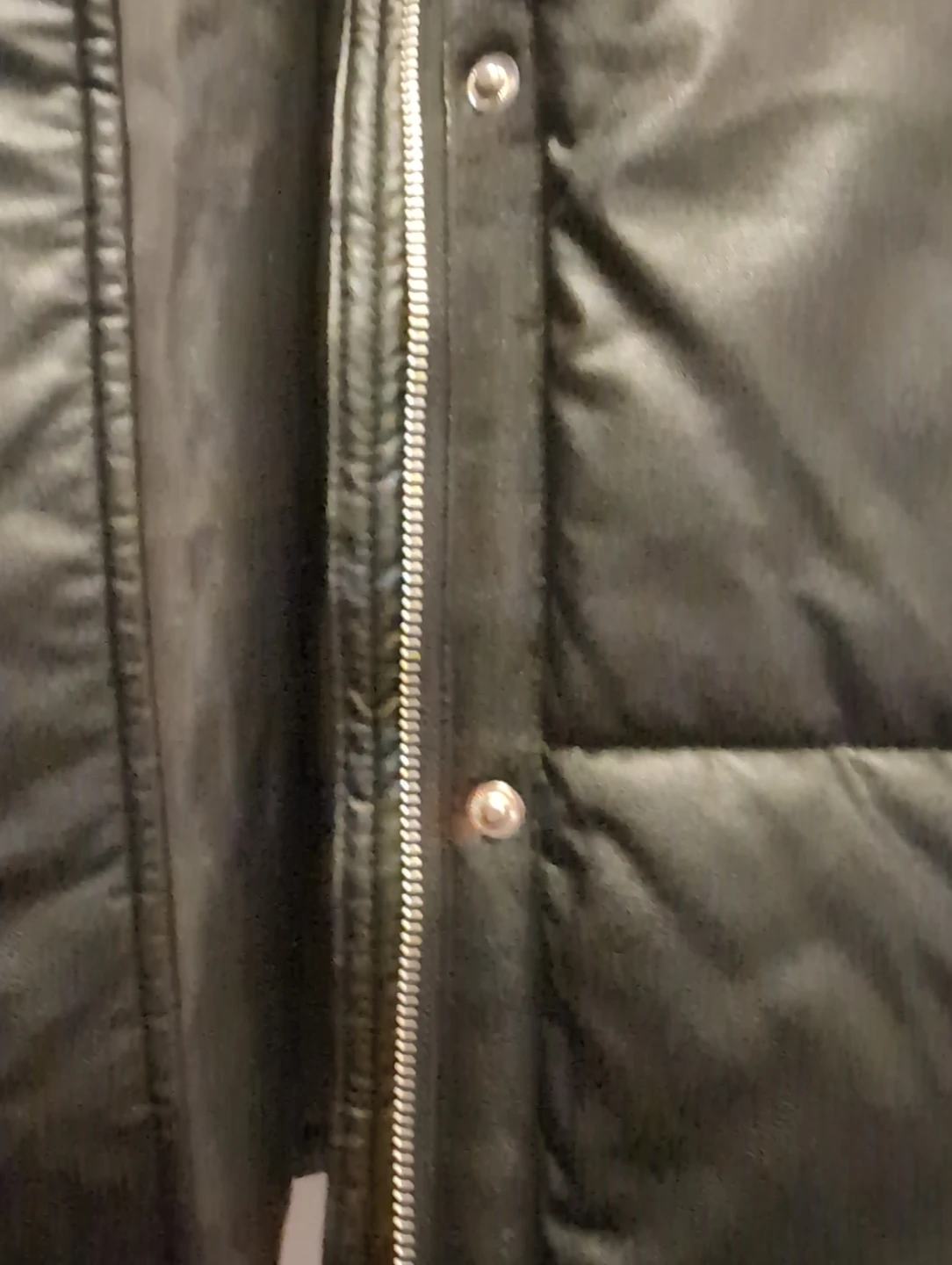 Cleo Black faux leather Puffer Jacket - XXL - photo 5
