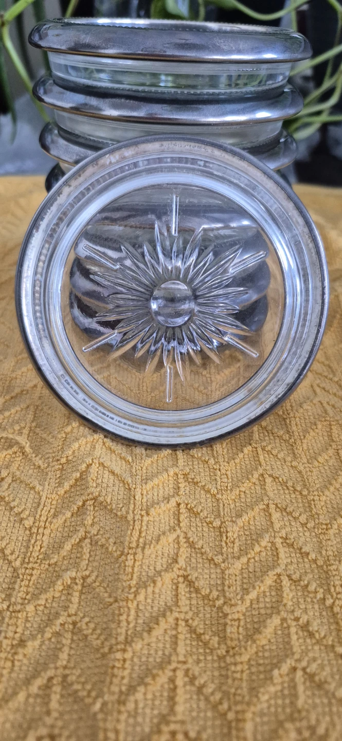 Vintage Silver Plated Glass Coasters - Set of 8 - photo 4