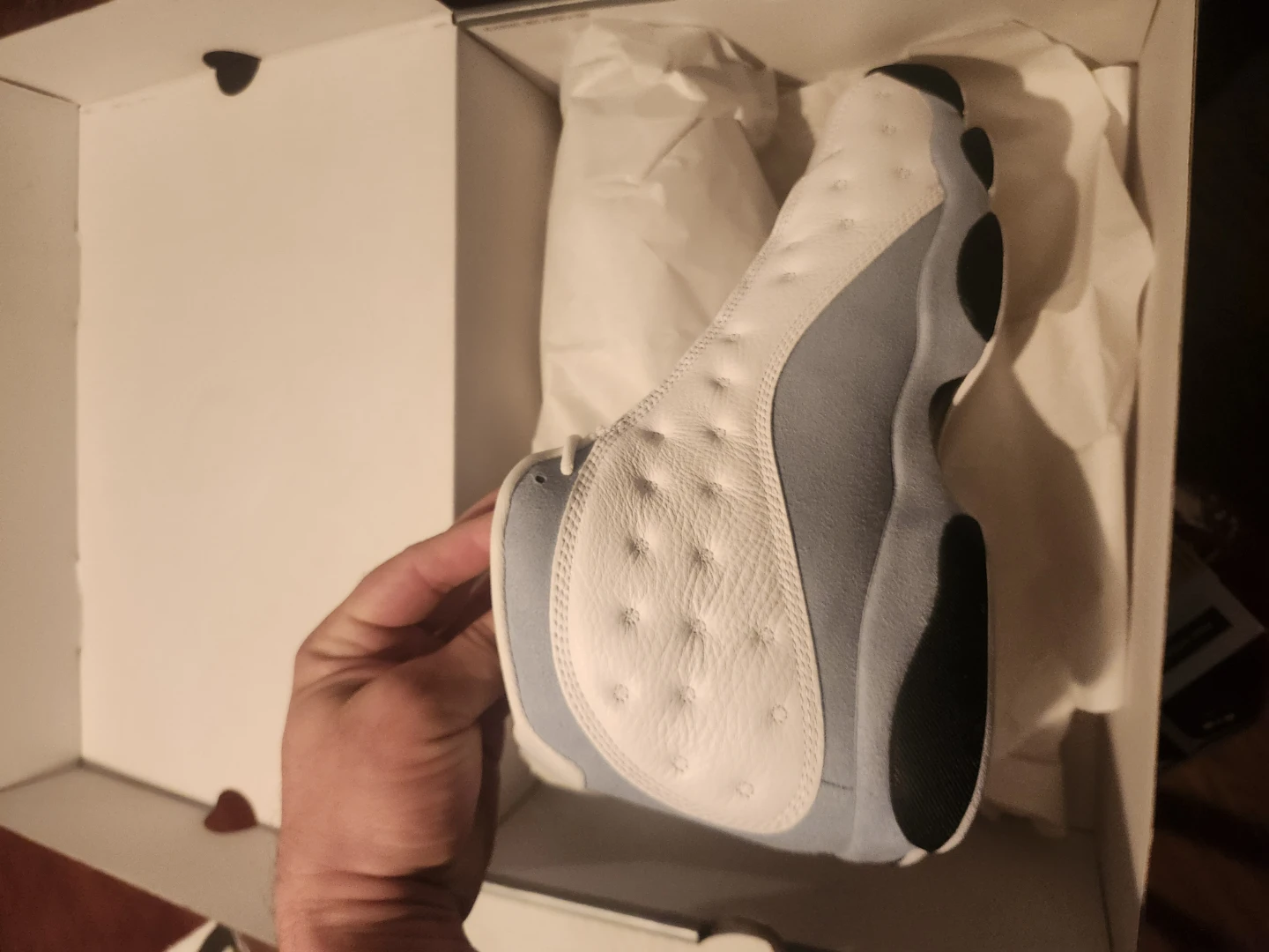Jordan 13 Retro "Light Blue Grey" Sneakers - photo 2