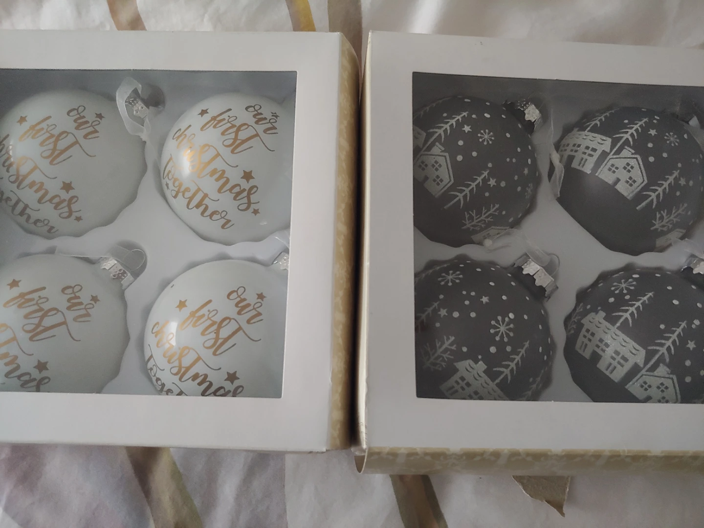 Set of 8 Christmas Ornaments