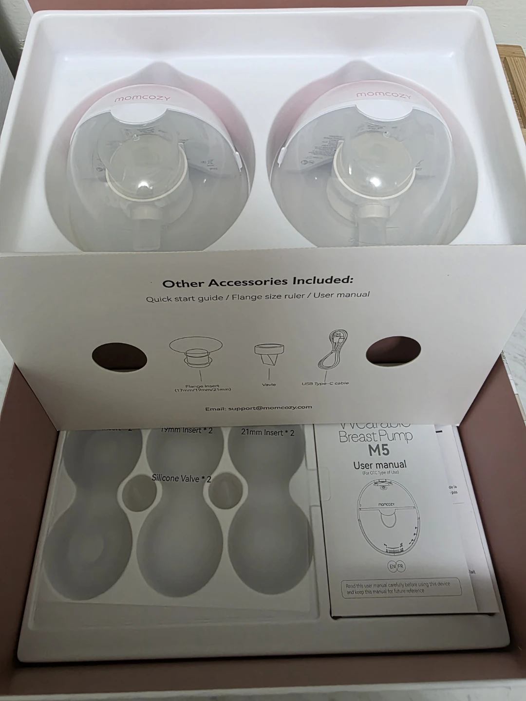 Mom cozy M-5 Hands-Free Portable Model Breast Pump - photo 2