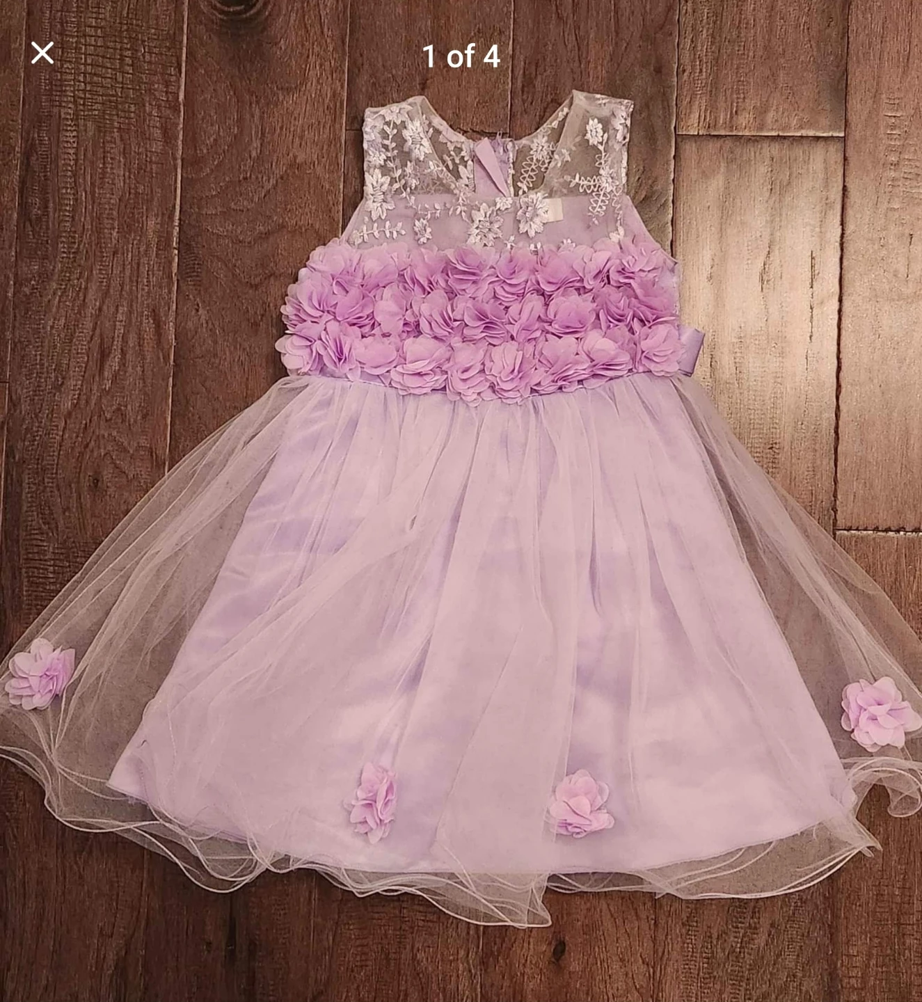 Lilac Flower Girl Dress age4-5 - photo 2
