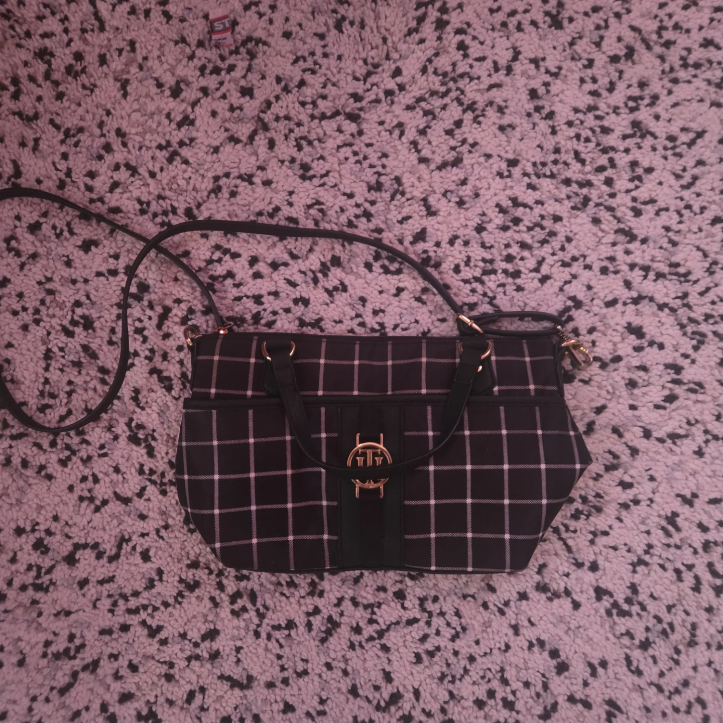 Tommy Hilfiger Plaid Crossbody Bag
