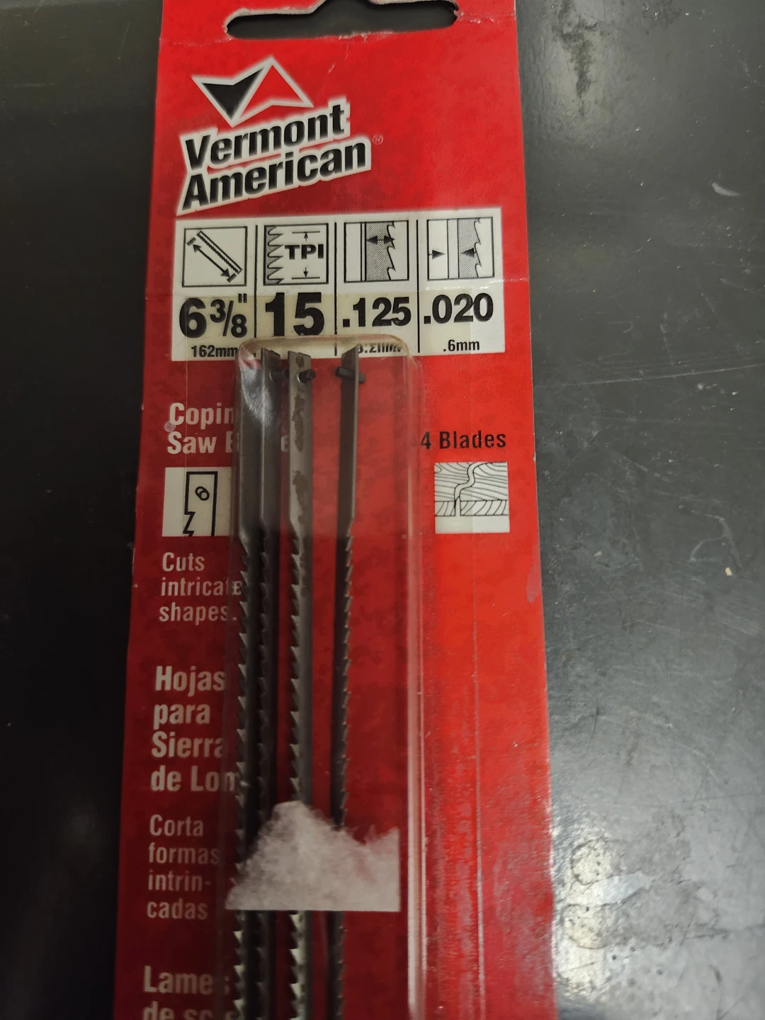 Vermont American Coping Saw Blades - 4 pack