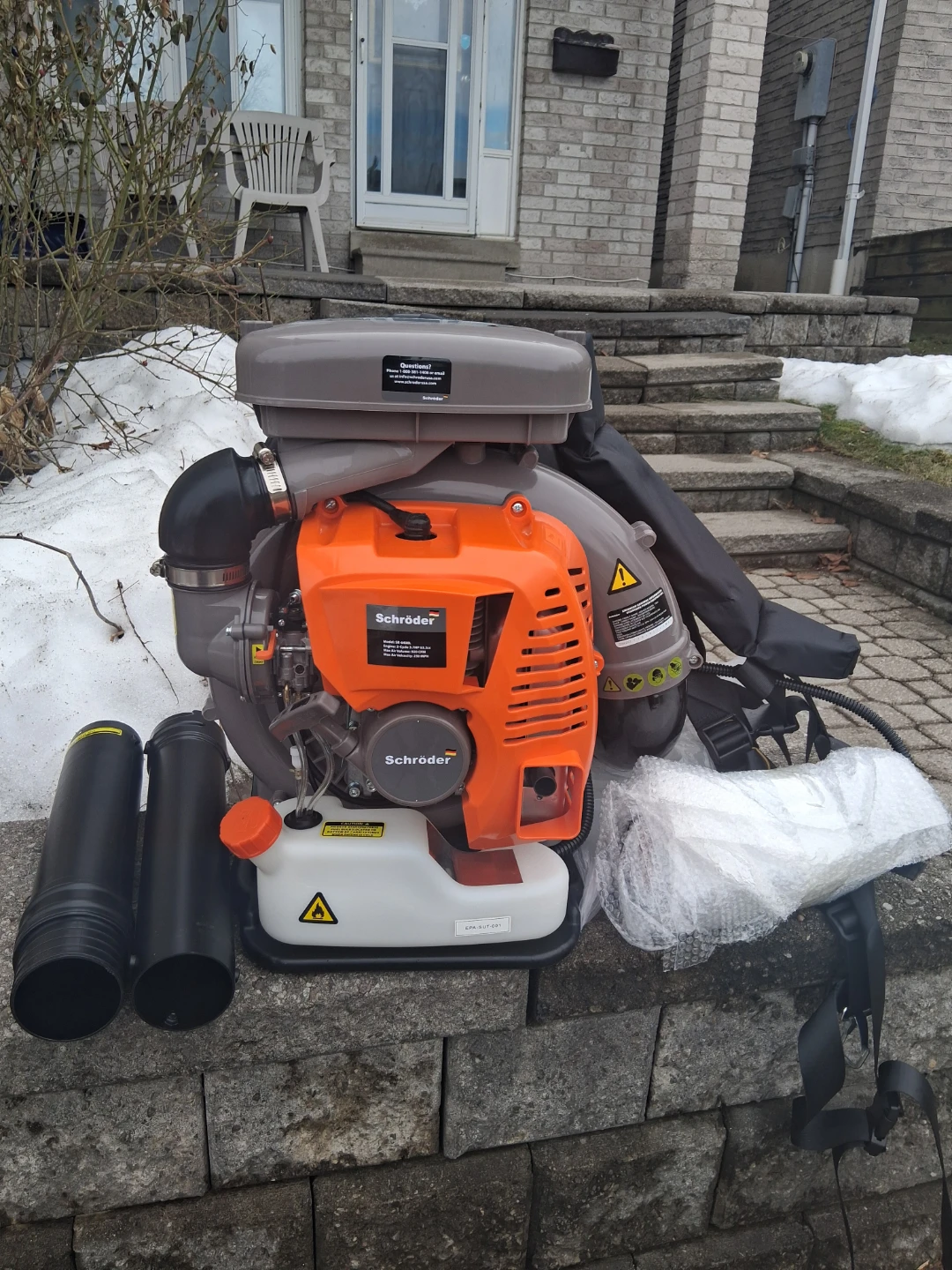 Schröder Backpack Leaf Blower - photo 2