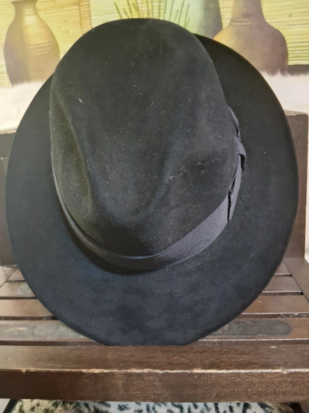 Black Fedora Hat - photo 2
