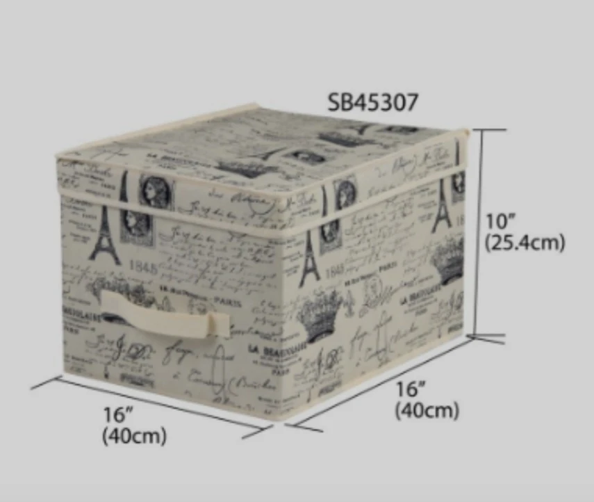 Adore Paris Jumbo Storage Box 16x16x10 - photo 2