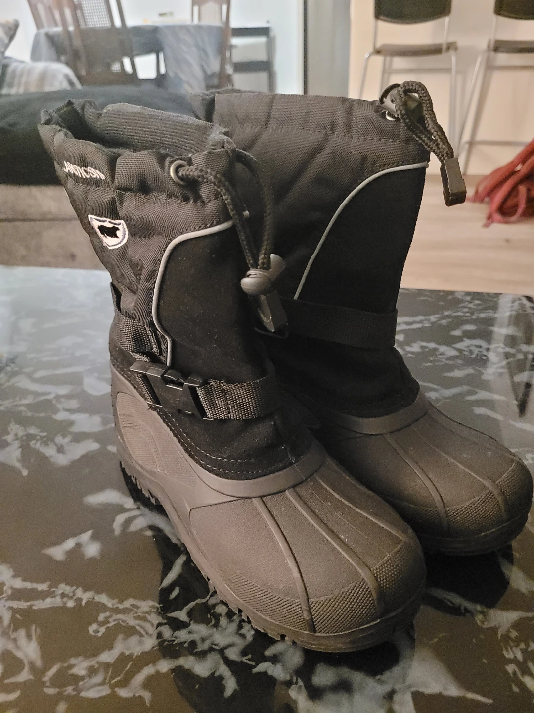ArcticShield Black Winter Boots