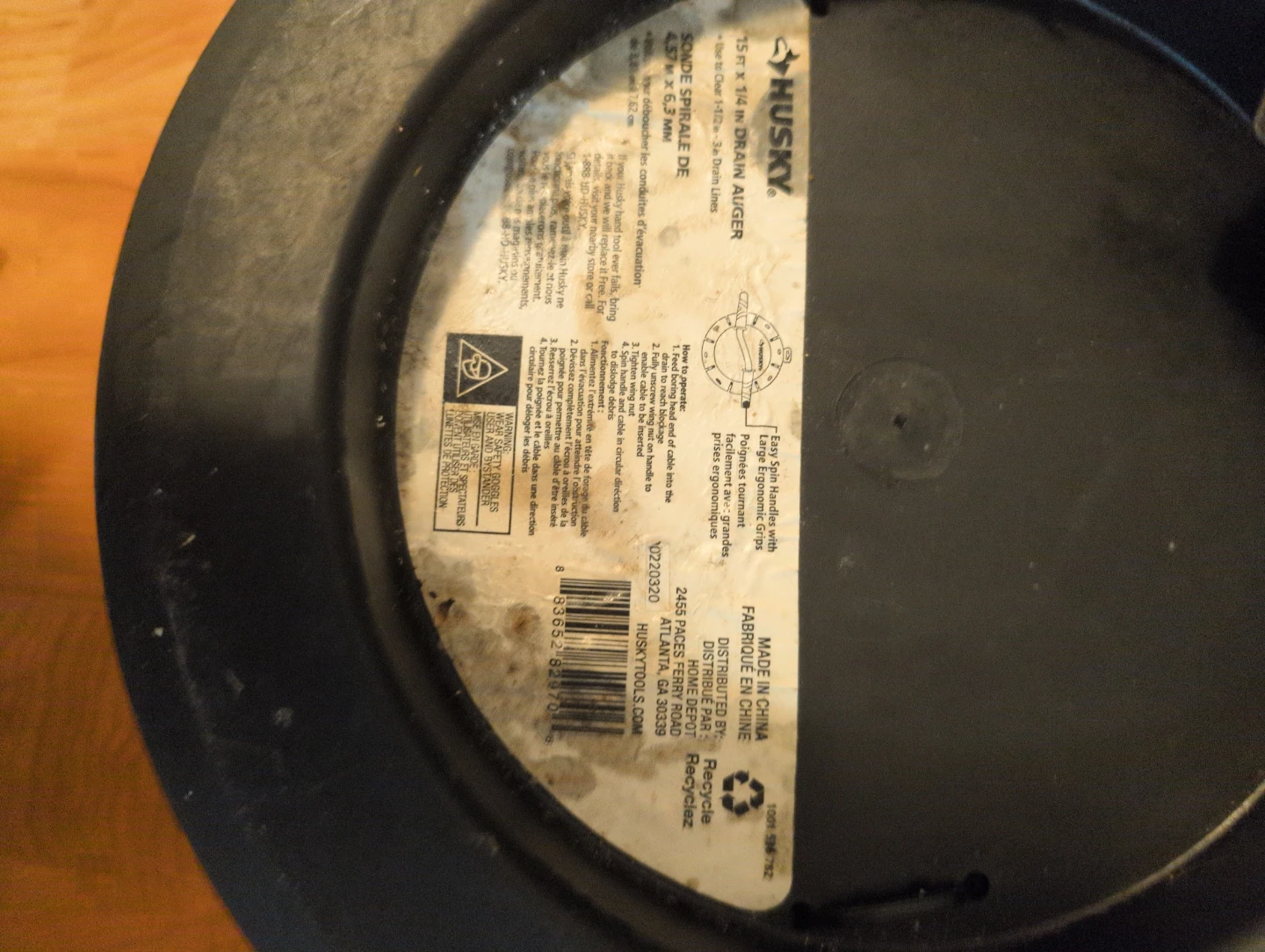 Husky 25 ft. Drain Auger - photo 2