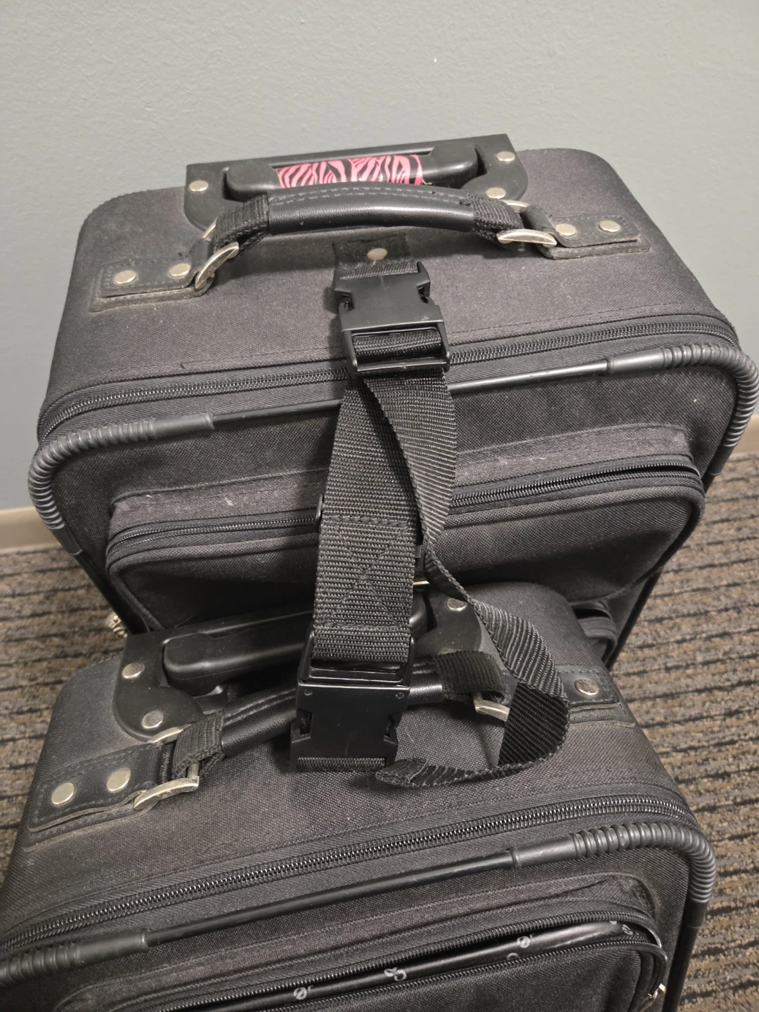 Two Black Rolling Suitcases - photo 2