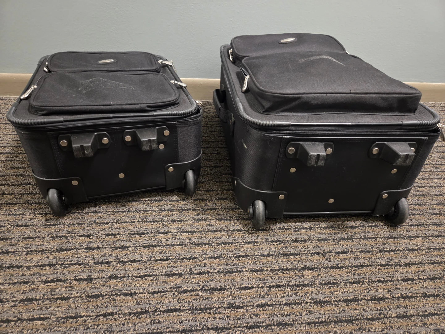 Two Black Rolling Suitcases - photo 3