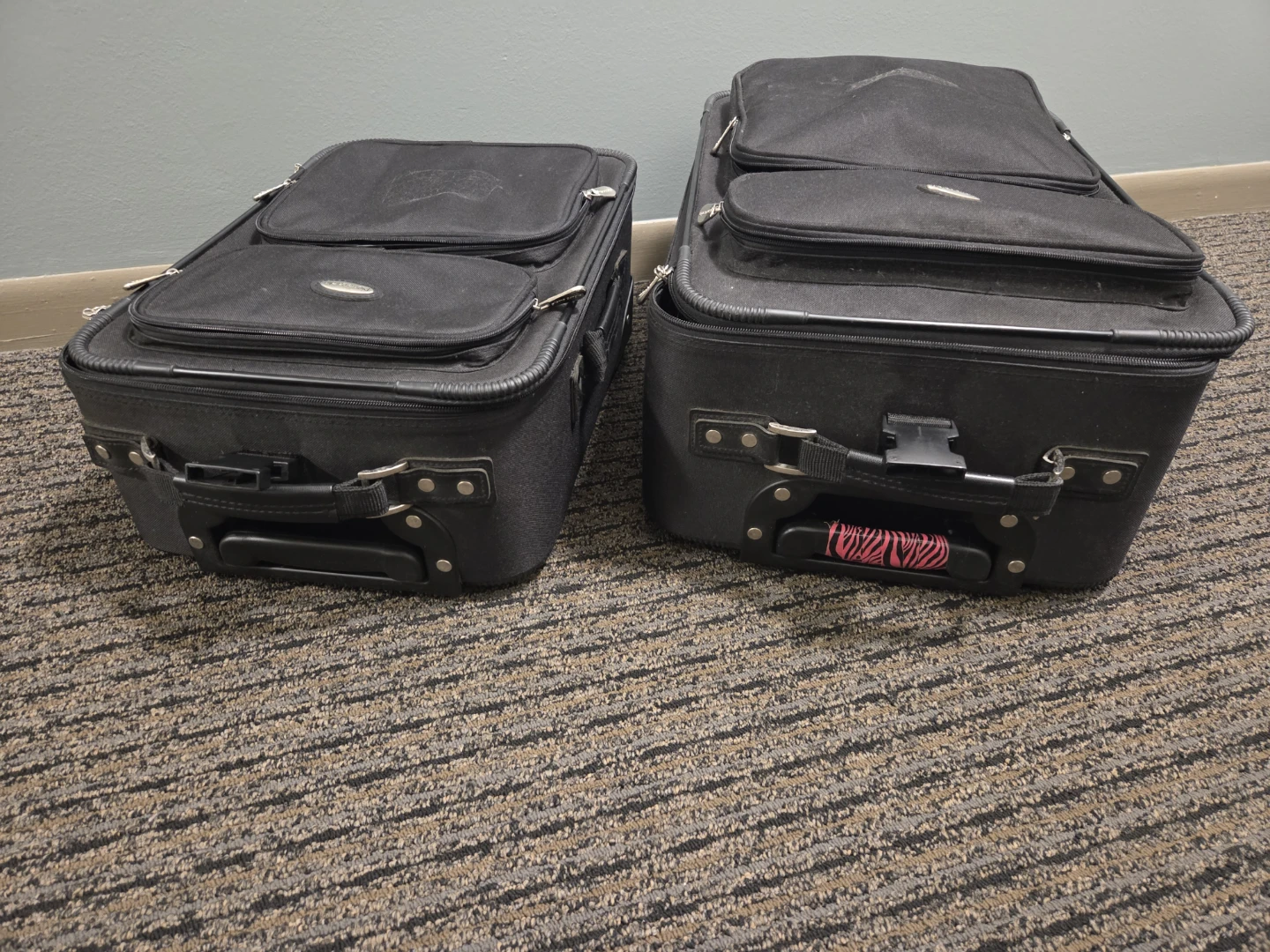 Two Black Rolling Suitcases - photo 4