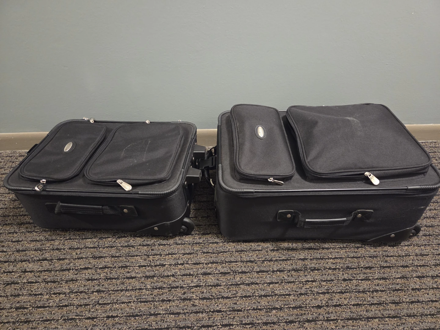 Two Black Rolling Suitcases - photo 5