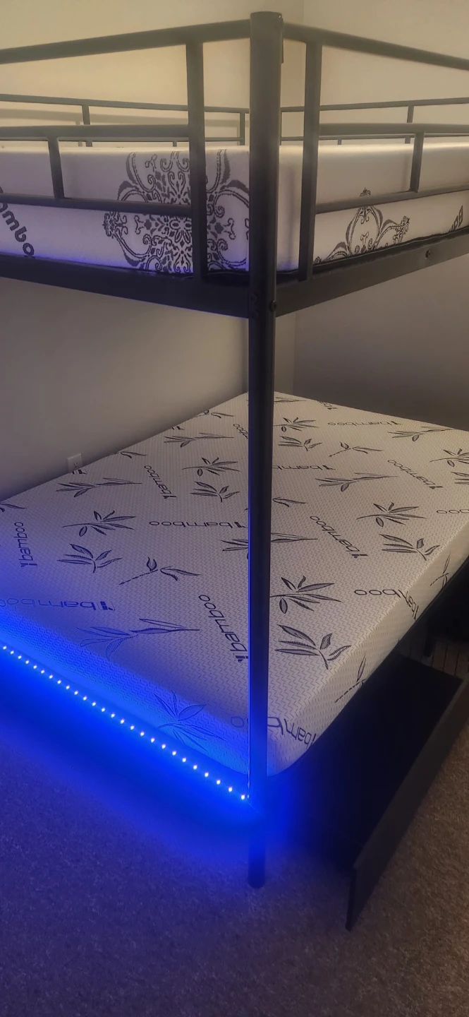 Double over Double Metal Bunk Bed Frame - photo 3