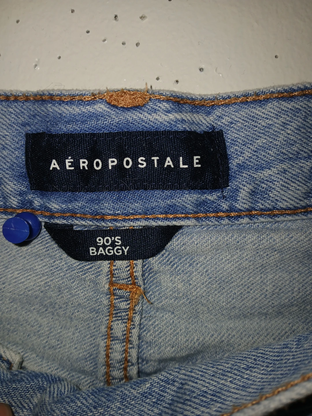 Aeropostale 90's Baggy Jeans Size 6 Regular - photo 2