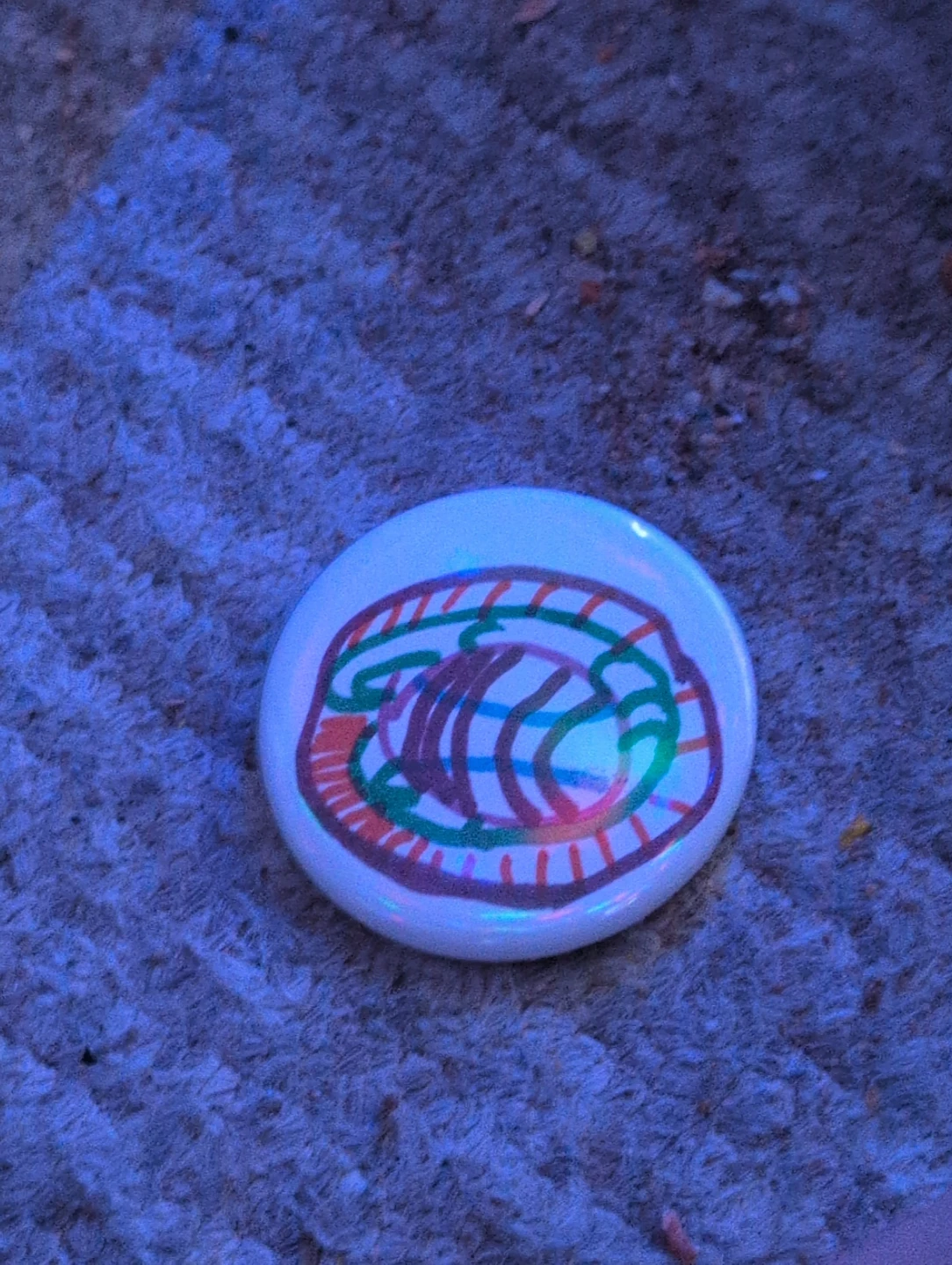 Handmade Button Pin
