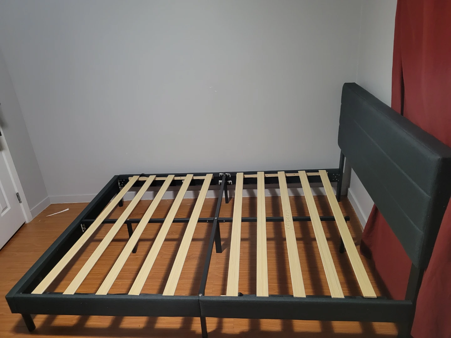 Queen size bed and frame - photo 2