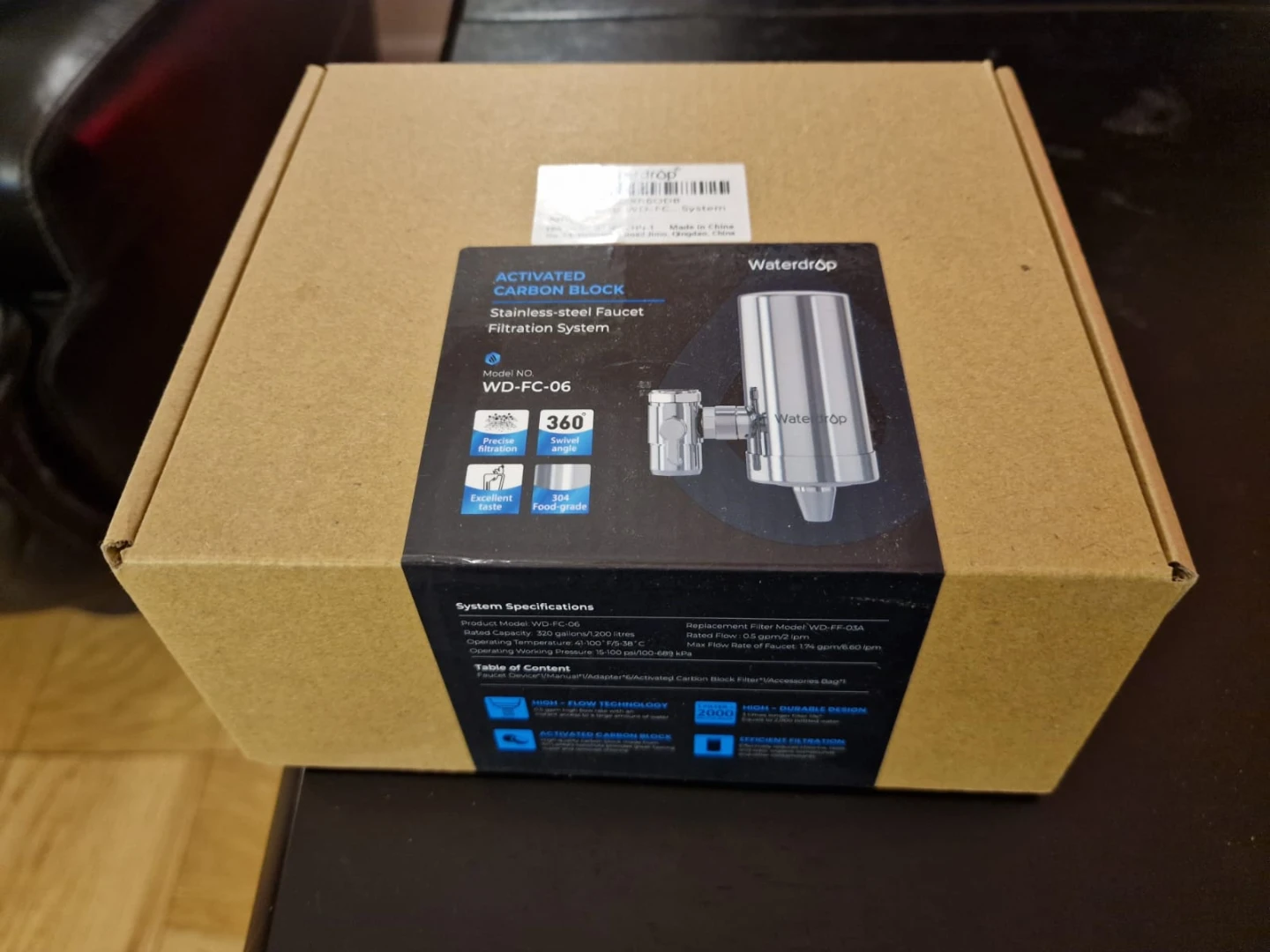 Waterdrop WD-FC-06 Faucet Filtration System - New