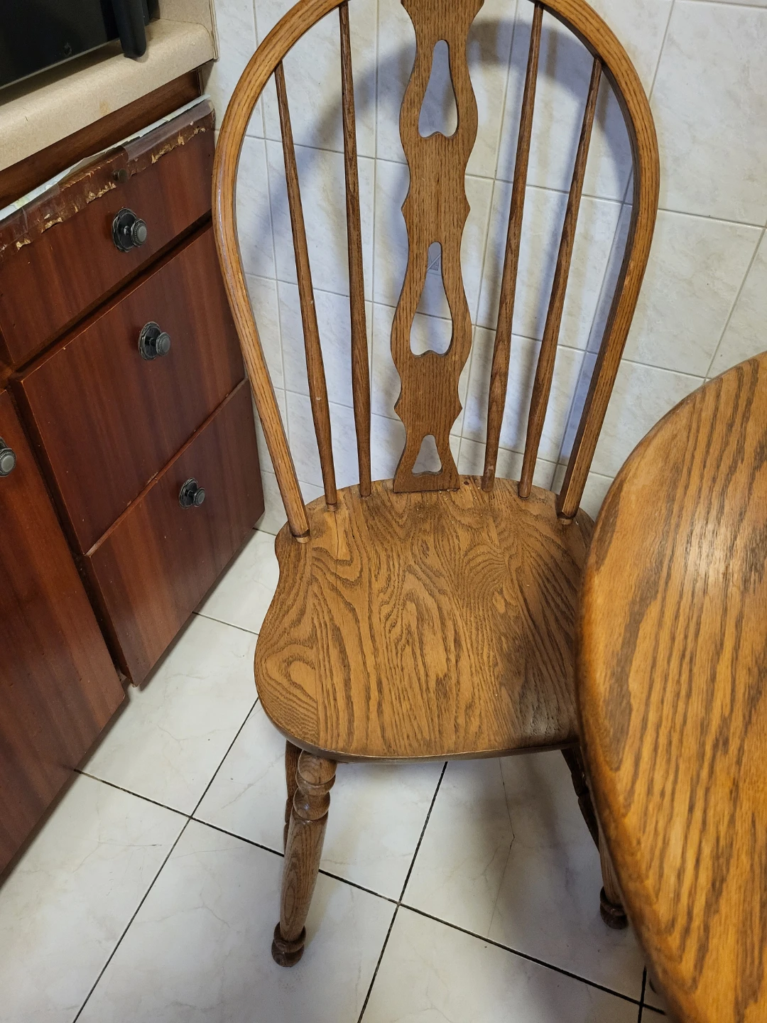 Wooden Dining Table and Chairs Set