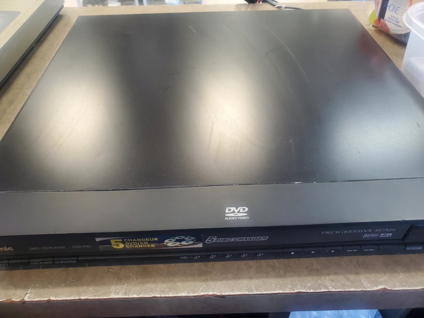 Panasonic DVD-F65 5-Disc Changer DVD/CD Player