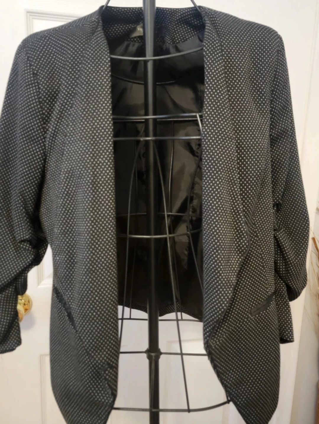 Polka Dot Blazer - Size Medium - photo 3