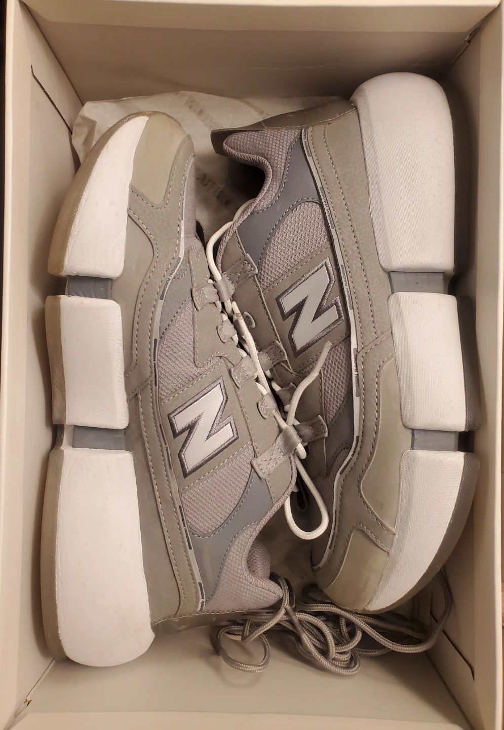 Size 12 - New Balance Vision Racer Grey Men's Shoe