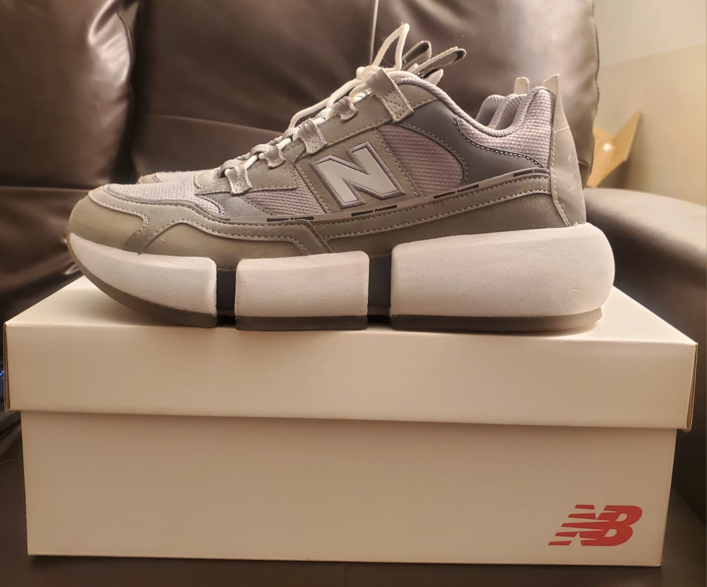Size 12 - New Balance Vision Racer Grey Men's Shoe - photo 2