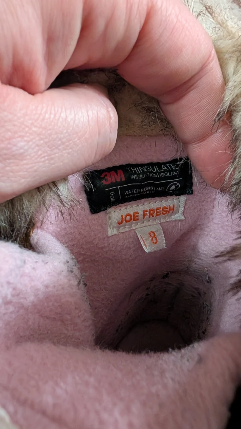 Joe Fresh Kids Winter Boots - Size 8 - photo 2