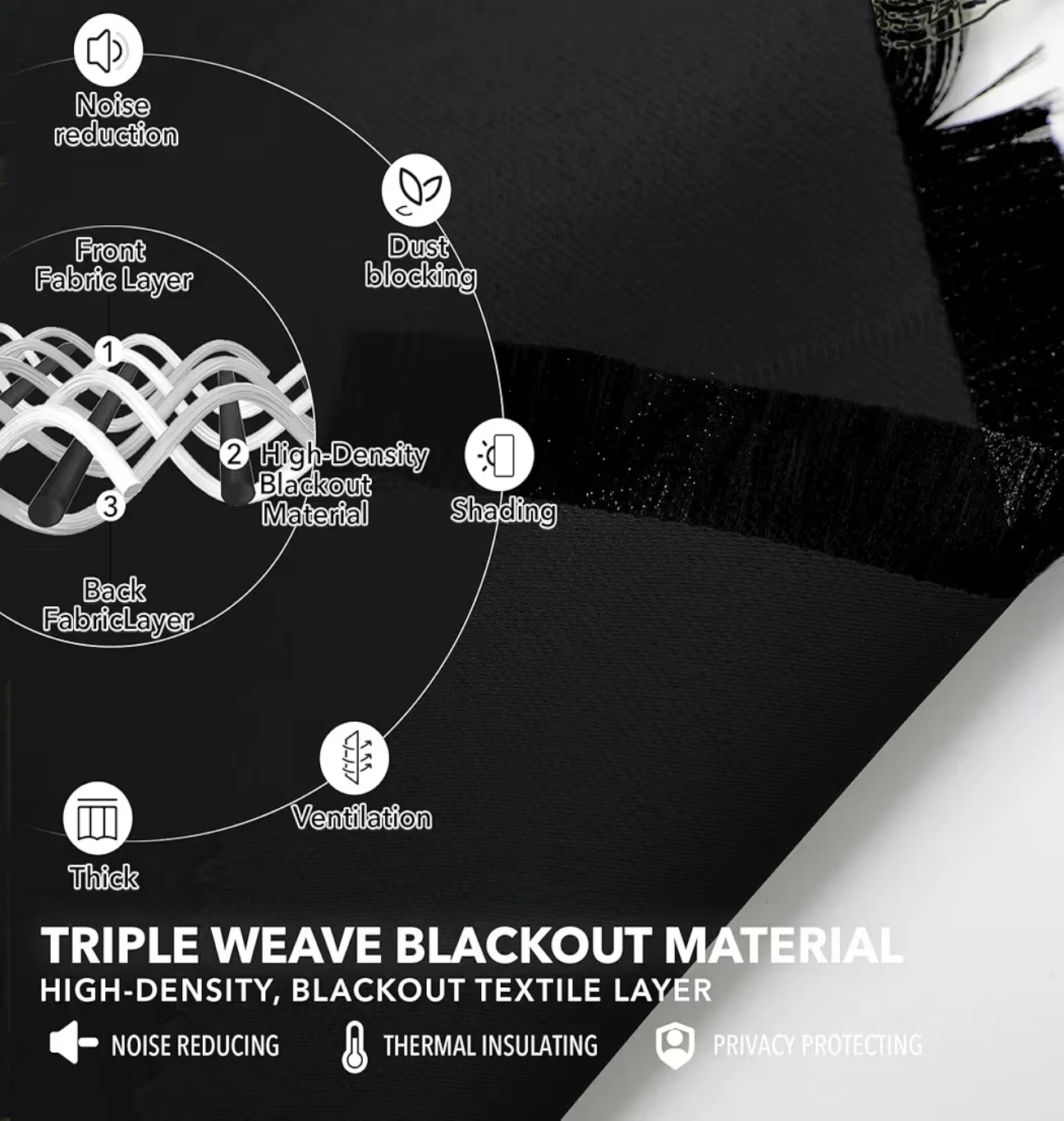 Blackout Curtains 84 Inch Long 2 Panels - photo 5