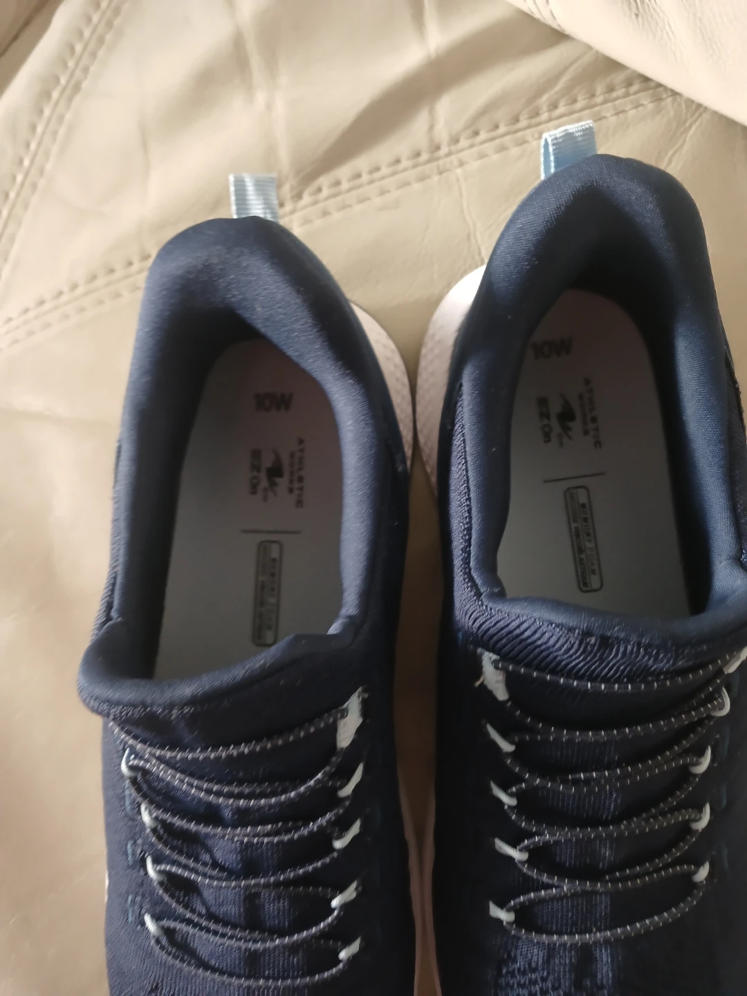 Athletic Works Navy Blue Sneakers - Size 10W - photo 4