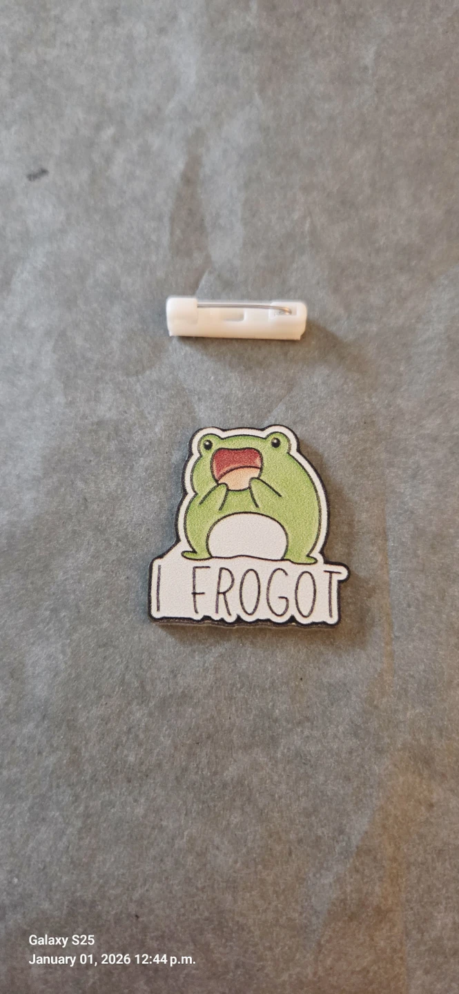 Frog Pin Lot - Diagnosed with Slay-DHD, I Frogot, Froget - photo 2