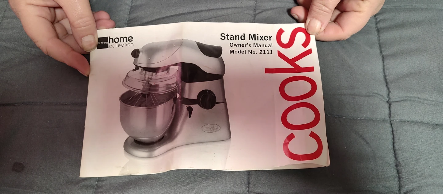 Cooks Stand Mixer Model 2111 - photo 3