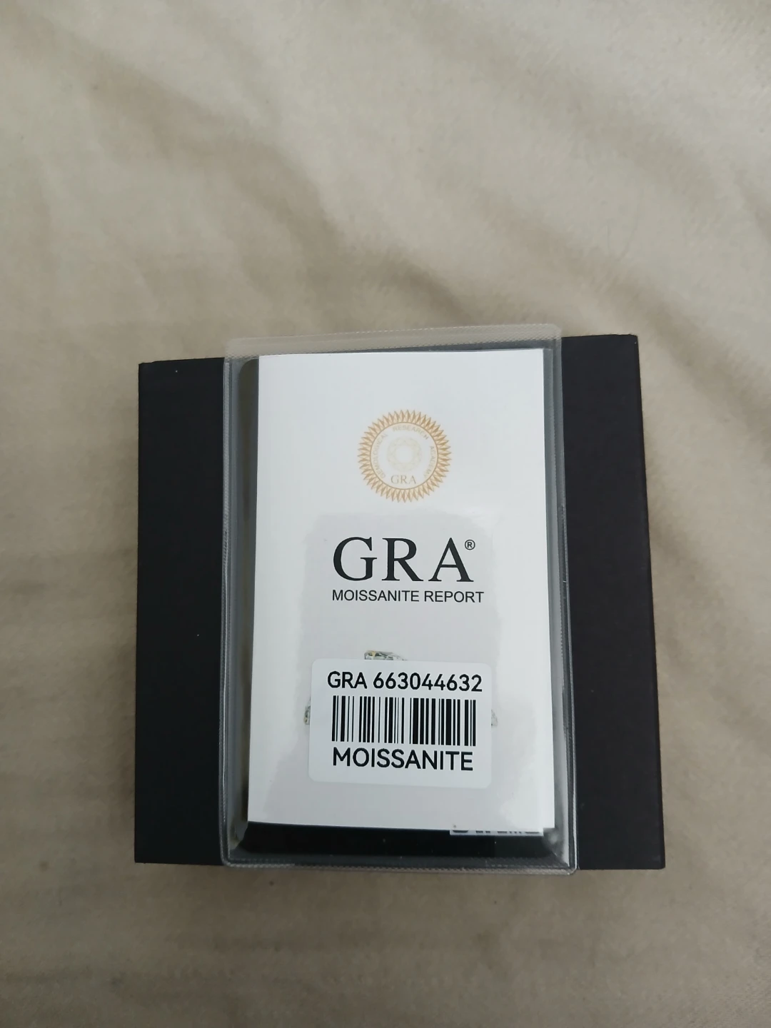 GRA Certified Adjustable 925 Silver And Moissanite Ring - photo 3