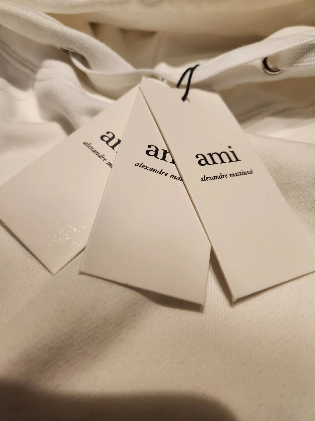 AMI Paris Ami de Coeur Hoodie - White - photo 2