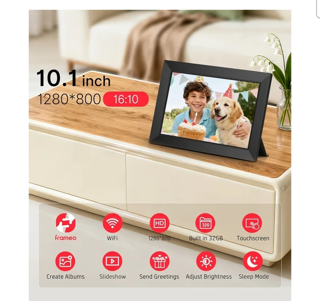 YunQiDeer 10.1 Inch Digital Photo Frame - photo 2