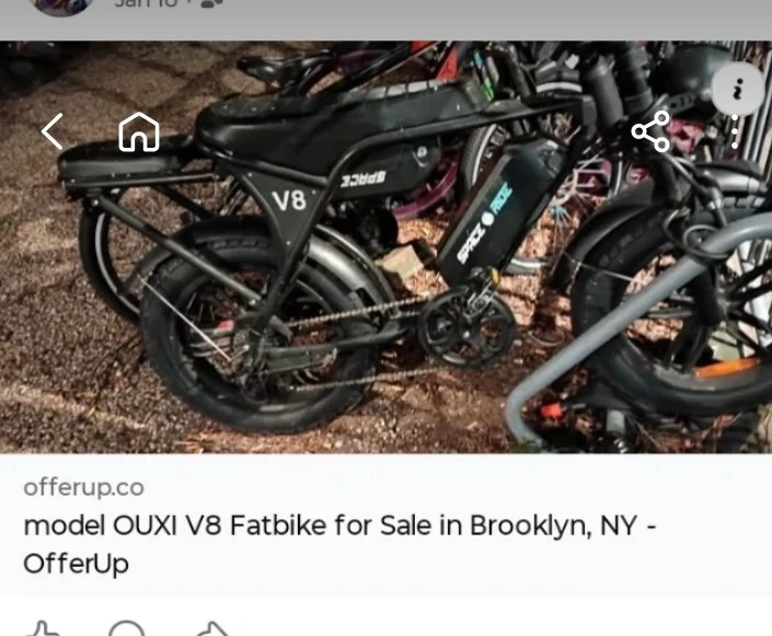 OUXI V8 Fatbike Electric Bicycle