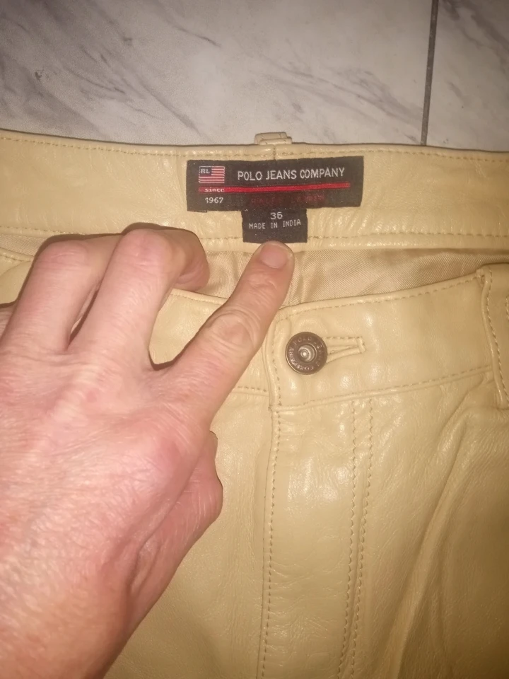 Super Rare"Polo Jeans Company R.Lauren Leather Size 36 - photo 2